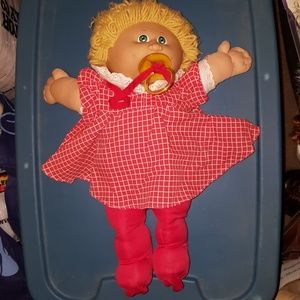 Vintage Coleco Cabbage Patch Blonde Girl Pacifier